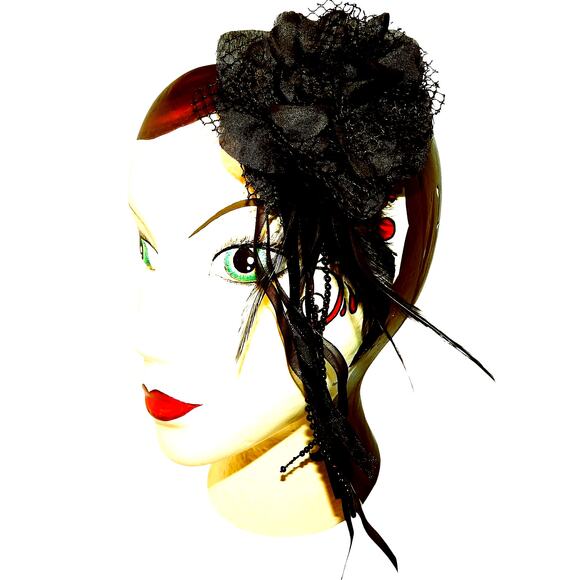 Avant-garde Vintage Fascinator Headpiece - Picture 6 of 12